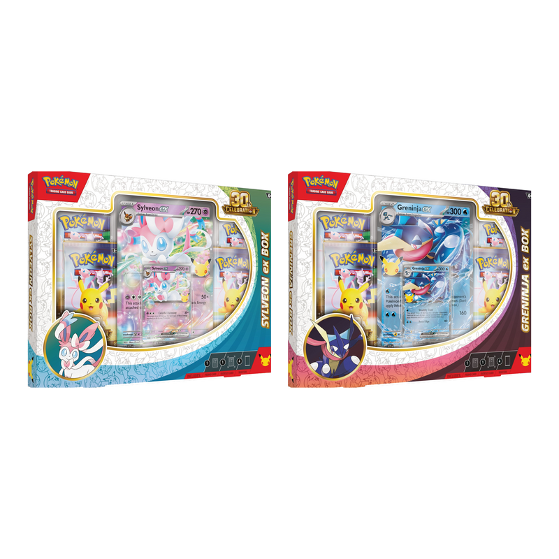 Pokémon TCG: 30th Celebration Pokémon ex Box