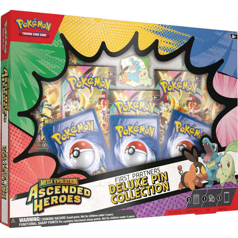 Pokémon TCG: Ascended Heroes First Partners Deluxe Pin Collection