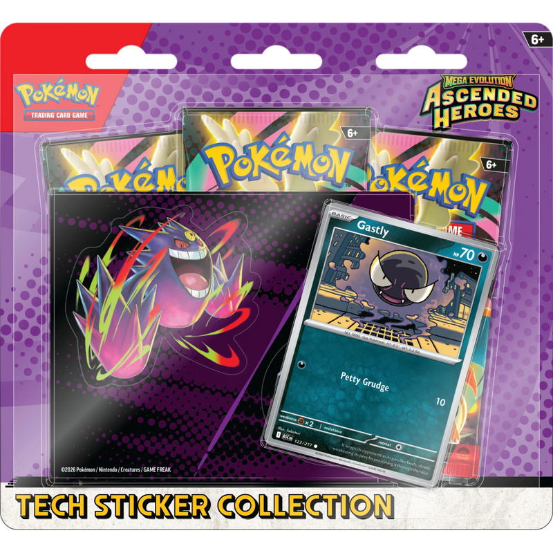 Pokemon TCG:Ascended Heroes Tech Sticker Collection